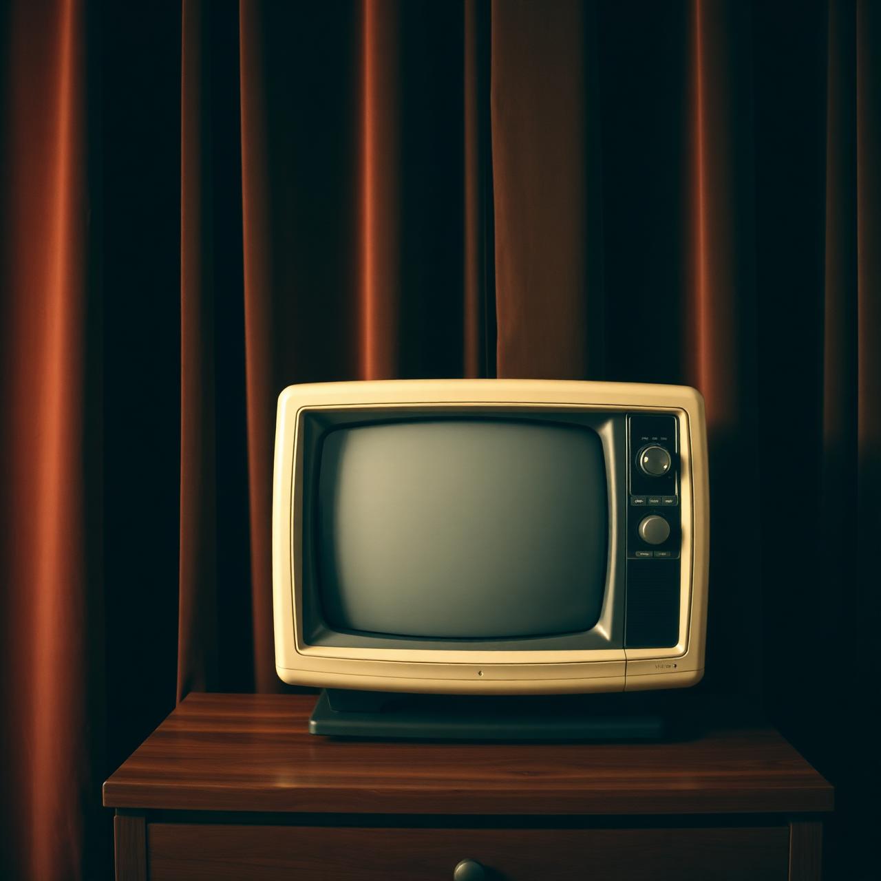 Sala de estar com televisão exibindo conteúdo IPTV em alta definição